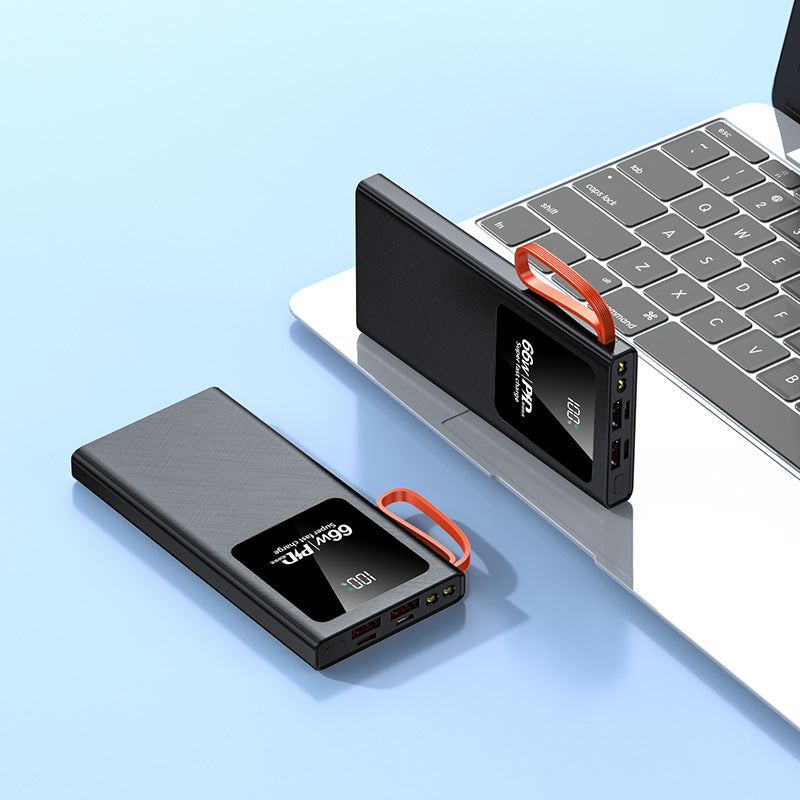 Batería externa portátil de alto rendimiento con pantalla LED integrada