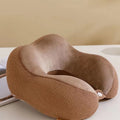 Almohada ergonómica de soporte para el cuello para mujer con función de masaje relajante