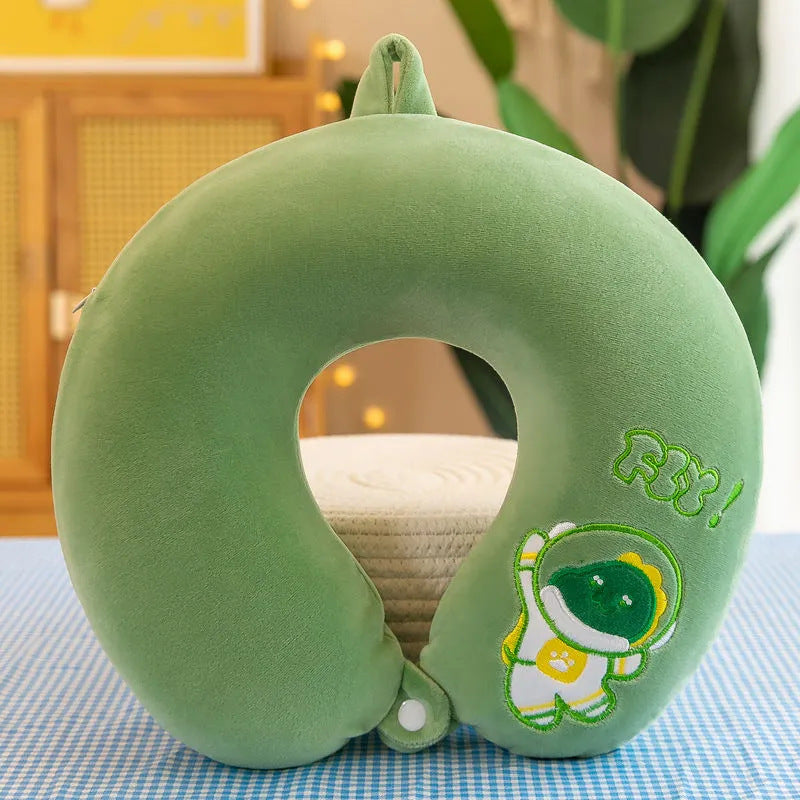 Almohada unisex de soporte para el cuello con un lindo diseño de animales