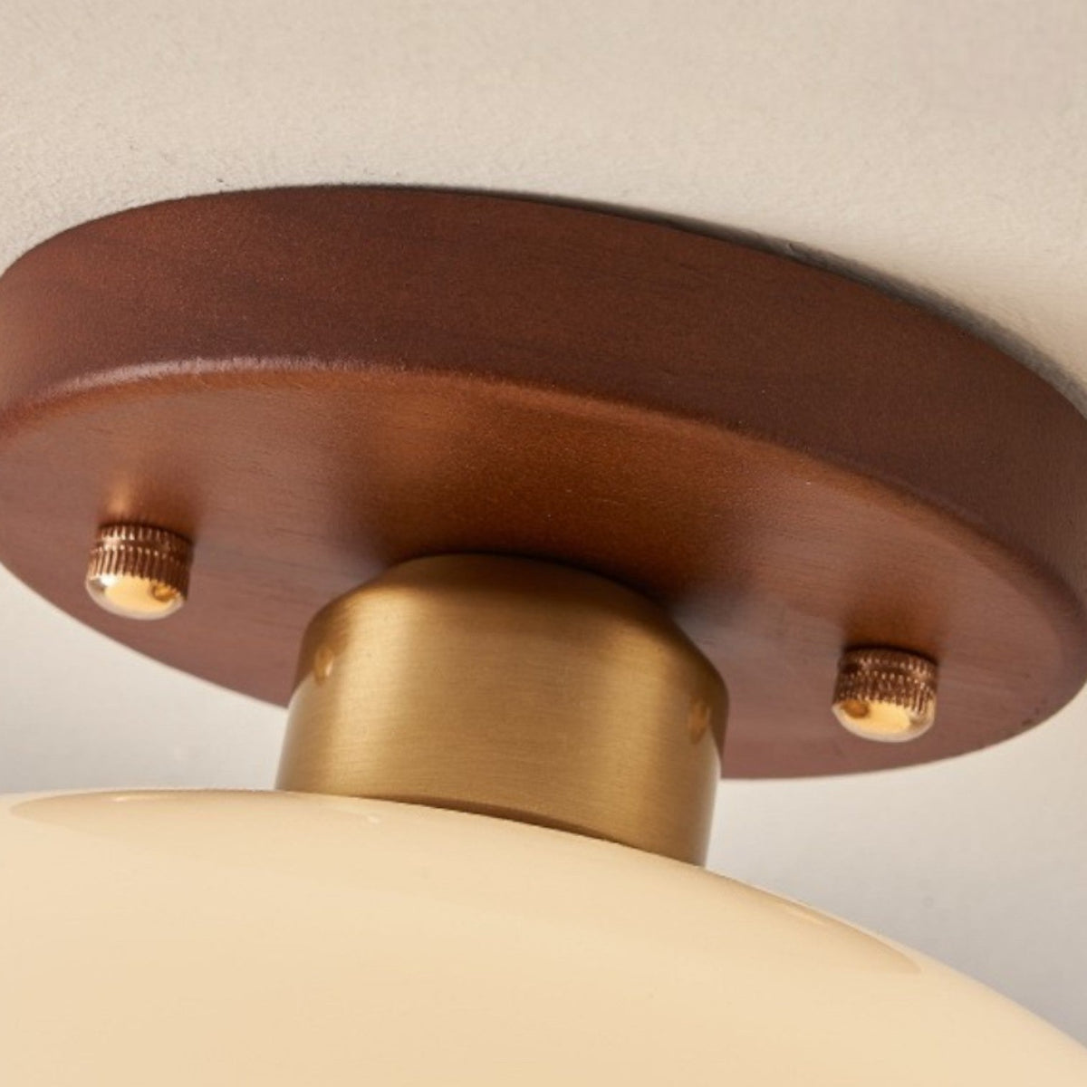 Sansotti | Bauhaus Plafondlamp French Cream – Crème LED Plafondlamp voor Slaapkamer & Woonkamer