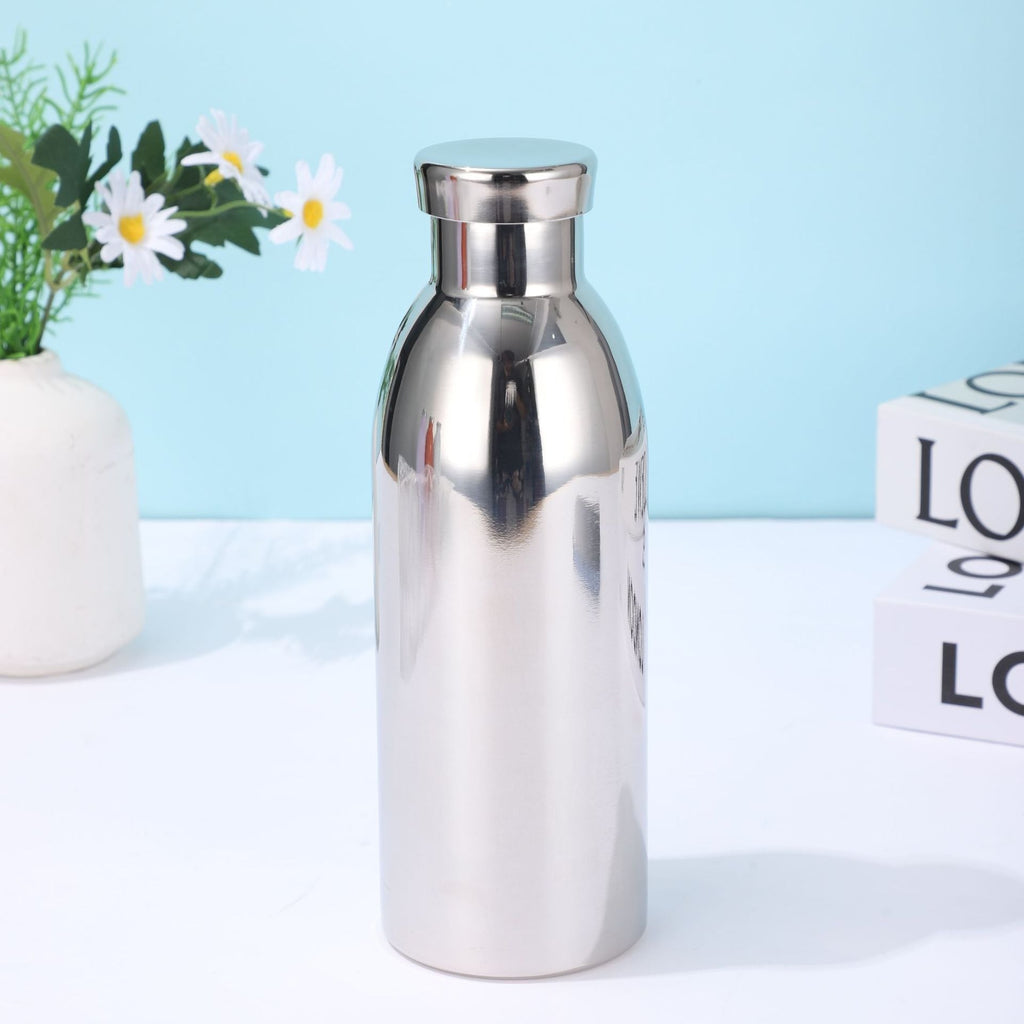 Botella de agua isotérmica de acero inoxidable para mujer