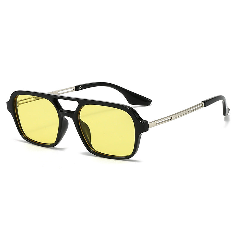 Gafas de sol de moda para hombre con montura resistente