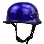Casco de motocicleta abierto de estilo vintage