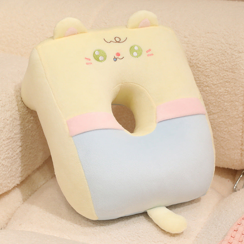 Almohada cervical cómoda con diseño de animales