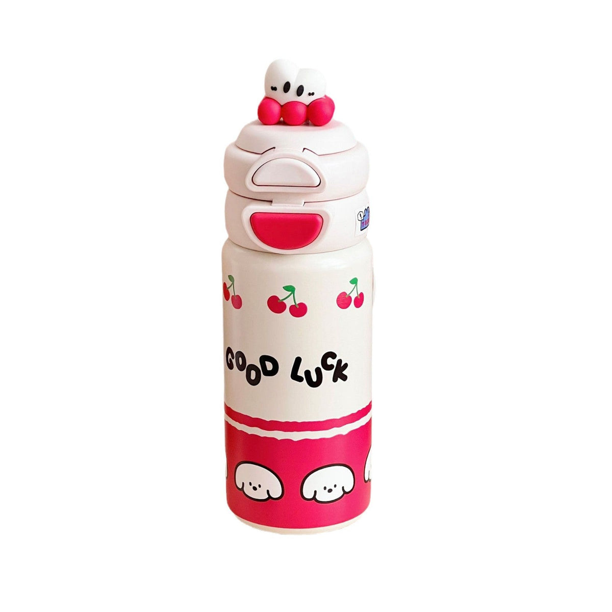 Botella de agua para mujer con tapa innovadora