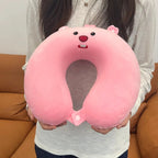 Almohada cervical cómoda para mujer con diseño divertido