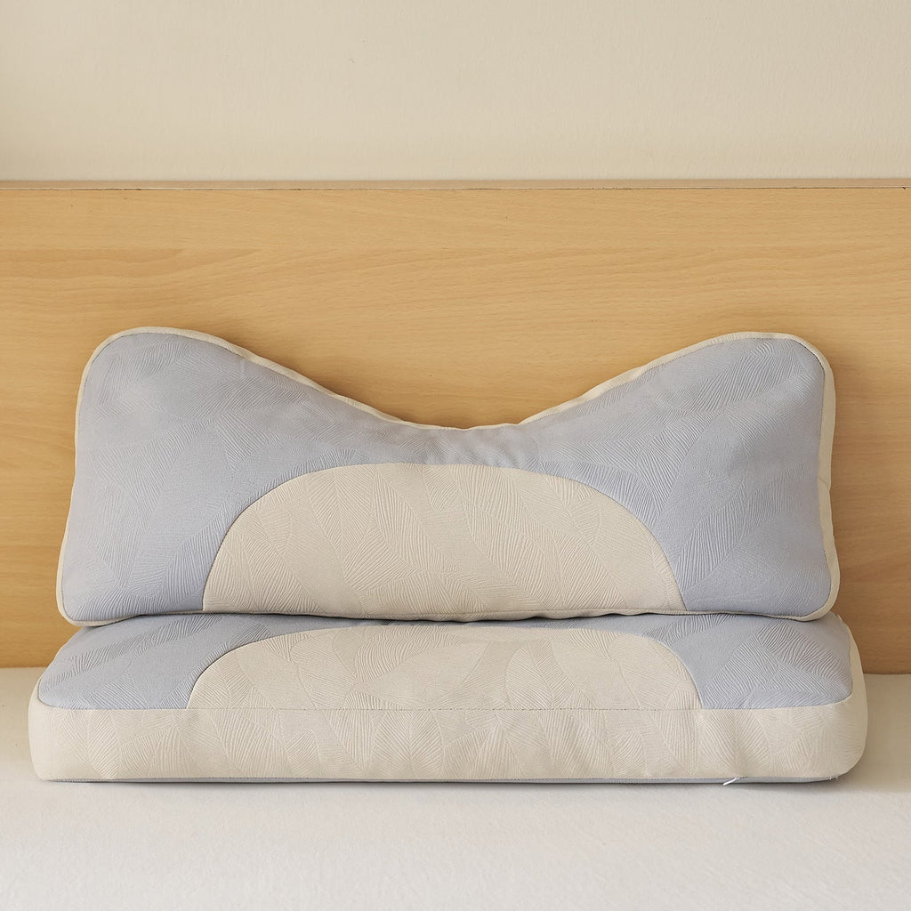Almohada ergonómica de soporte para el cuello con innovador alivio de presión