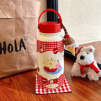 Botella de agua isotérmica para mujer con bonito diseño de animales