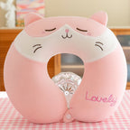 Almohada unisex de soporte para el cuello con un lindo diseño de animales