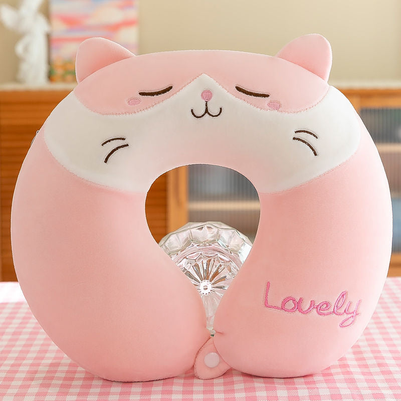 Almohada unisex de soporte para el cuello con un lindo diseño de animales