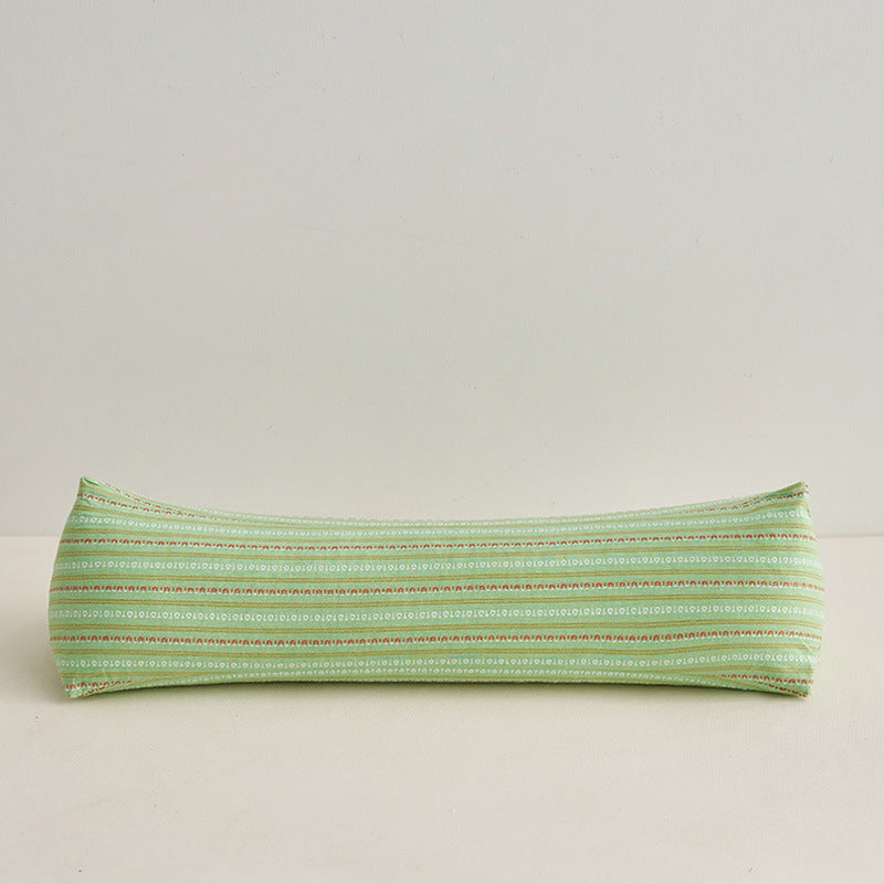 Soporte ergonómico para el cuello con elegante estampado de rayas