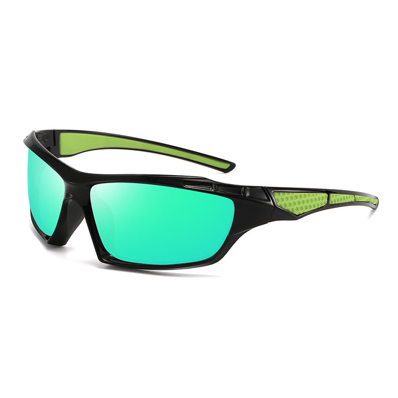 Gafas de sol deportivas unisex envolventes con lentes polarizadas de policarbonato irrompibles y almohadillas nasales antideslizantes