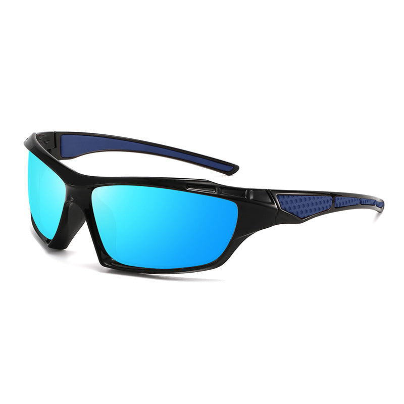 Gafas de sol deportivas unisex envolventes con lentes polarizadas de policarbonato irrompibles y almohadillas nasales antideslizantes