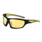 Gafas de sol deportivas unisex envolventes con lentes polarizadas de policarbonato irrompibles y almohadillas nasales antideslizantes