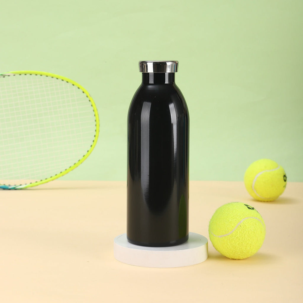 Botella de agua isotérmica de acero inoxidable para mujer