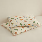 Almohada cervical infantil con lindo motivo de dinosaurio