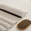 Almohada de soporte para el cuello con relleno de hierbas naturales
