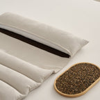 Almohada de soporte para el cuello con relleno de hierbas naturales