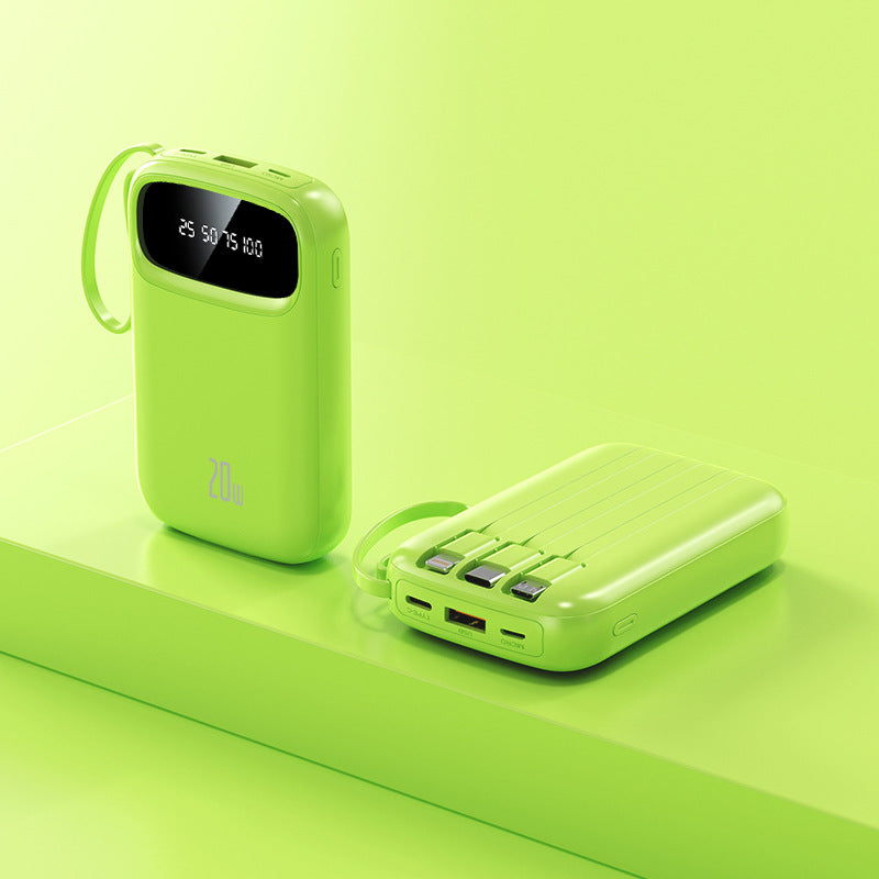 Batería externa de alto rendimiento con adaptador de carga integrado