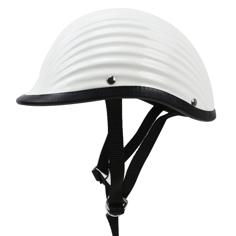 Casco de motocicleta retro protector