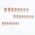 Diseños elegantes de uñas con punta francesa