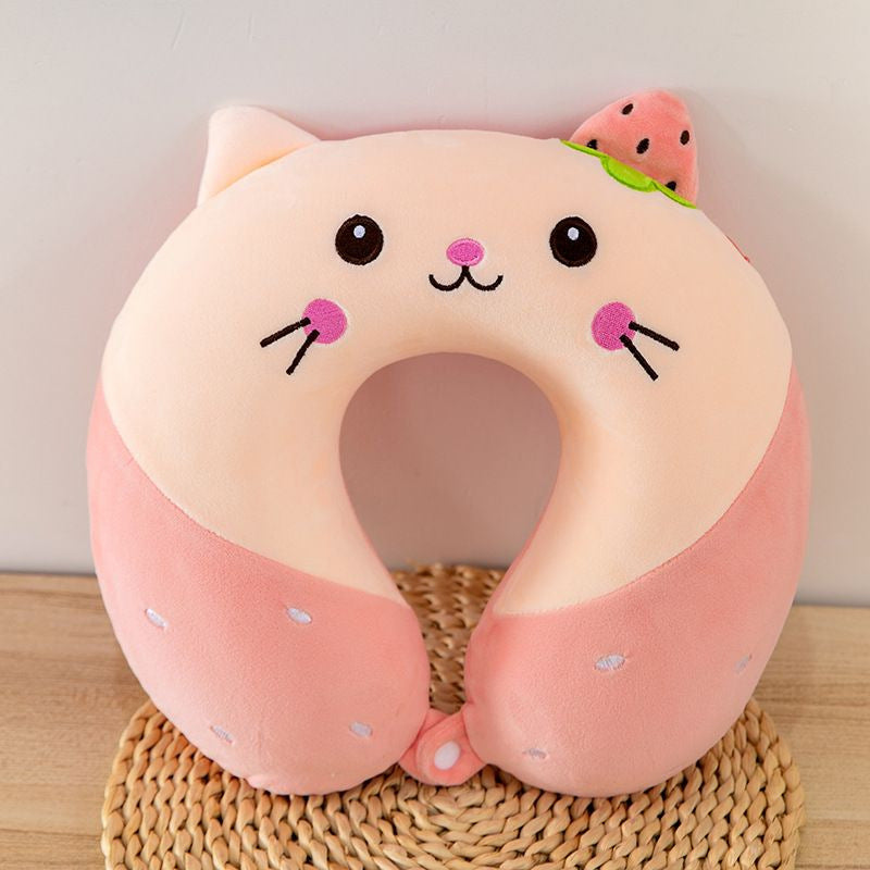 Almohada cervical cómoda para mujer con diseño divertido