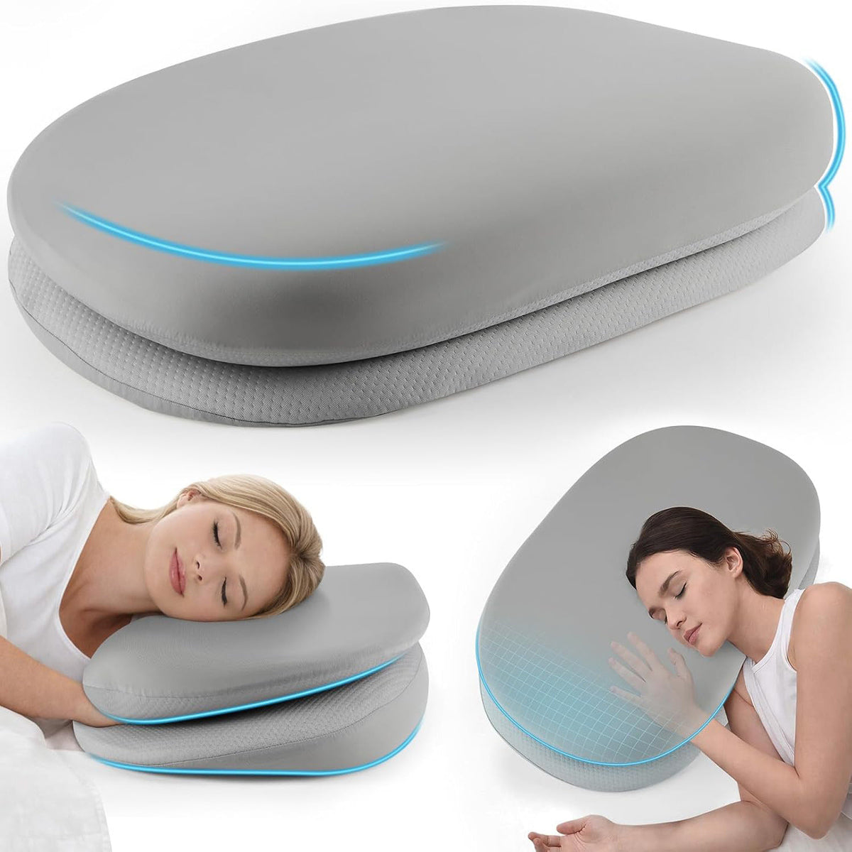 Almohada cervical ergonómica y ajustable