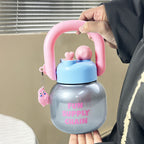 Botella de agua divertida para mujer con diseño de animales