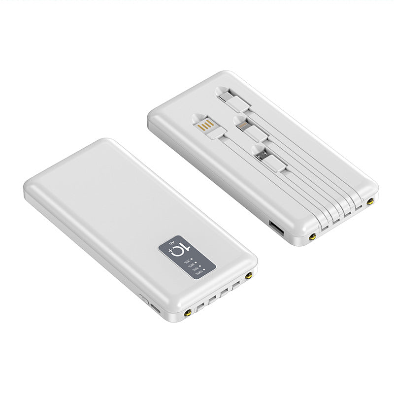 Batería externa multifuncional con gestión de cables integrada