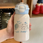 Botella de agua creativa para mujer con diseño de animales