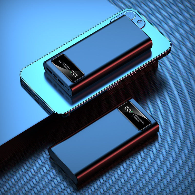 Batería externa de alto rendimiento con pantalla digital de saldo restante y función de carga rápida