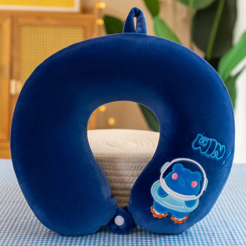 Almohada unisex de soporte para el cuello con un lindo diseño de animales