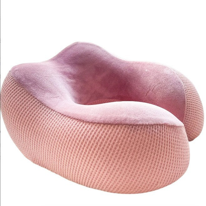 Almohada ergonómica de soporte para el cuello para mujer con función de masaje relajante