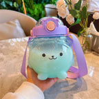 Botella de agua divertida para mujer con diseño de animales
