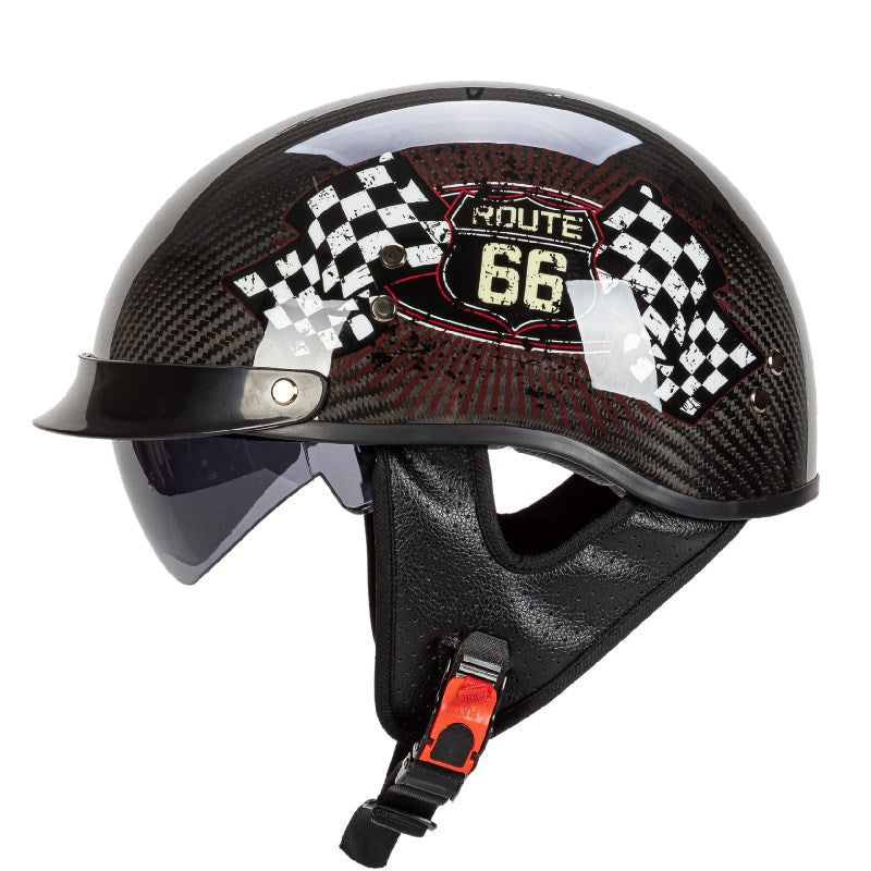 Diseño gráfico de calavera de seguridad para casco de motocicleta
