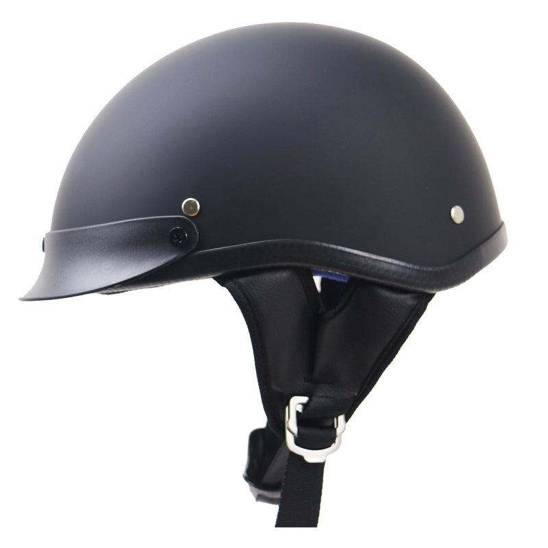 Casco clásico de perfil bajo para motociclista