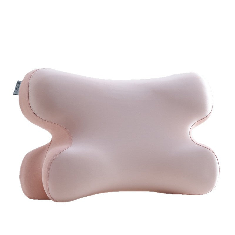 Almohada cervical ergonómica de espuma viscoelástica con forma de mariposa