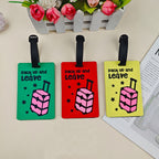 Identificador de equipaje de viaje brillante unisex