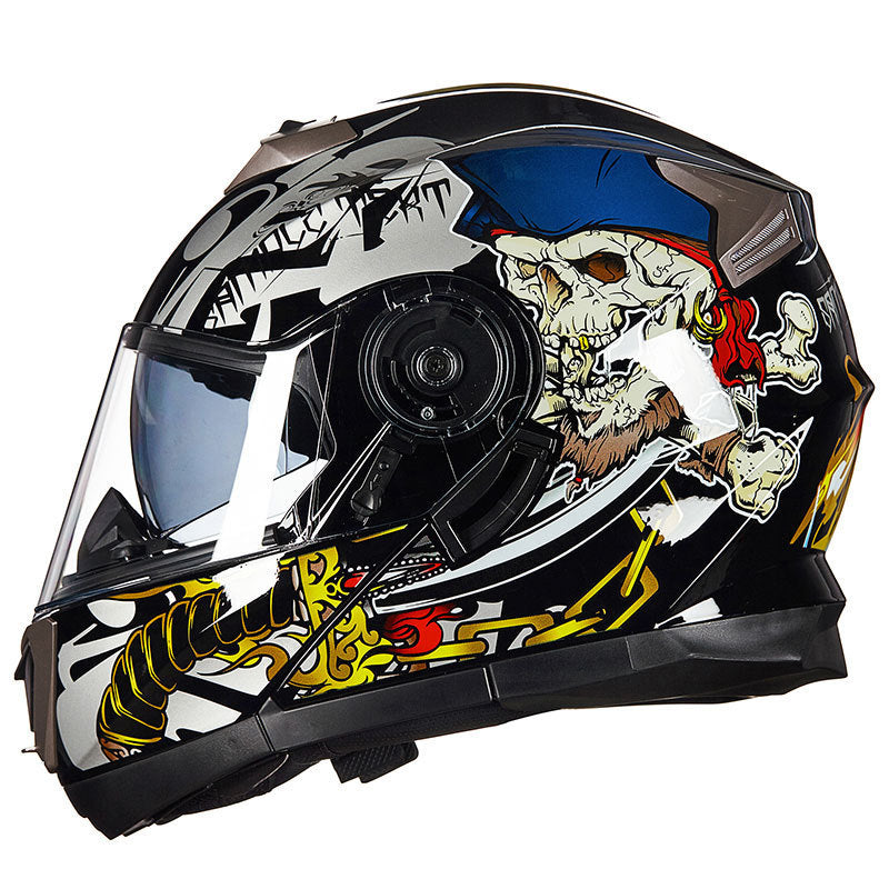 Casco integral de motocicleta con ventilación avanzada