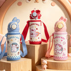 Botella de agua infantil con diseño dulce