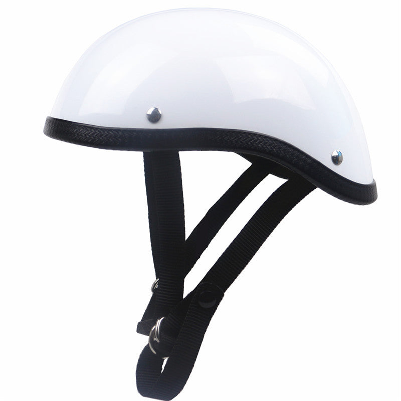 Casco de motocicleta clásico vintage
