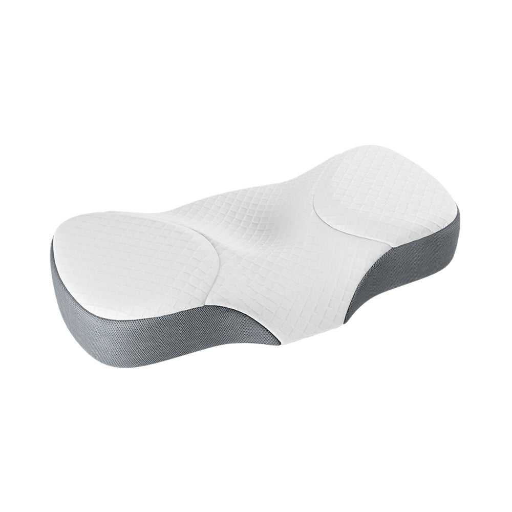 Almohada ergonómica para cuello y cabeza con superficie de gel transpirable