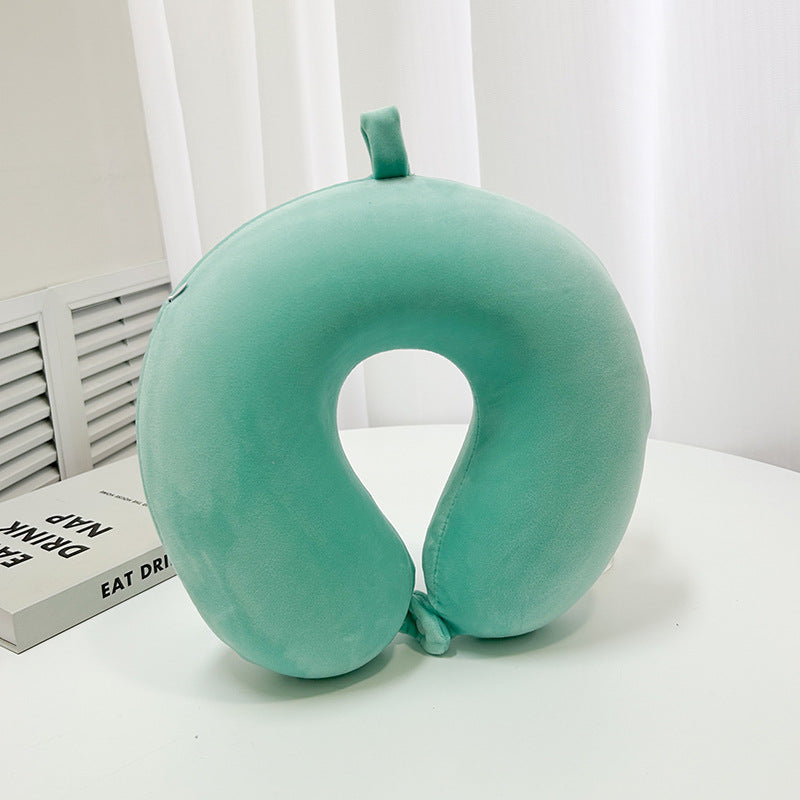 Almohada cómoda de soporte para el cuello para mujer con espuma viscoelástica