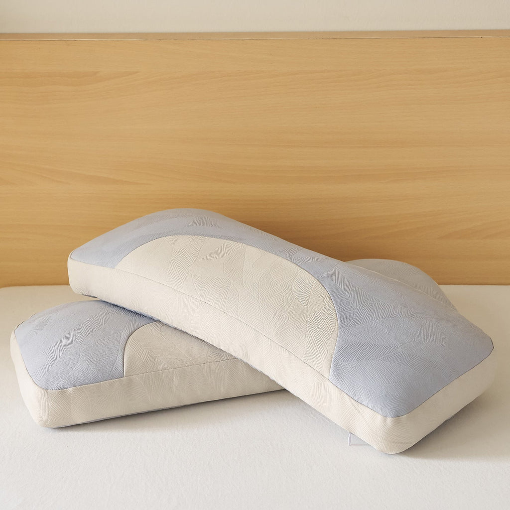 Almohada ergonómica de soporte para el cuello con innovador alivio de presión