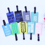 Etiqueta de equipaje de viaje unisex original