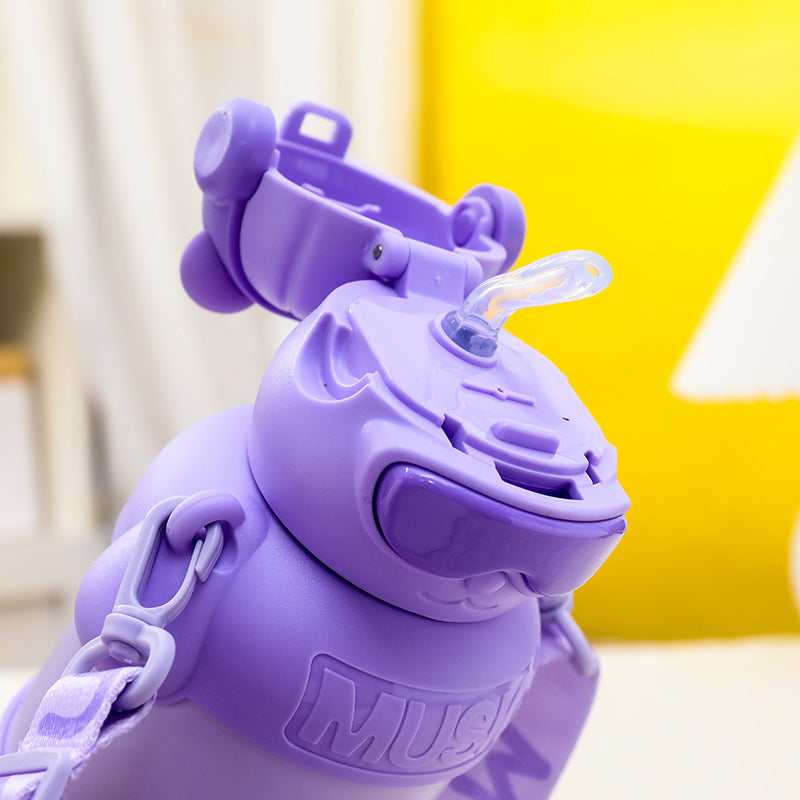 Botella de agua creativa con diseño único de animales