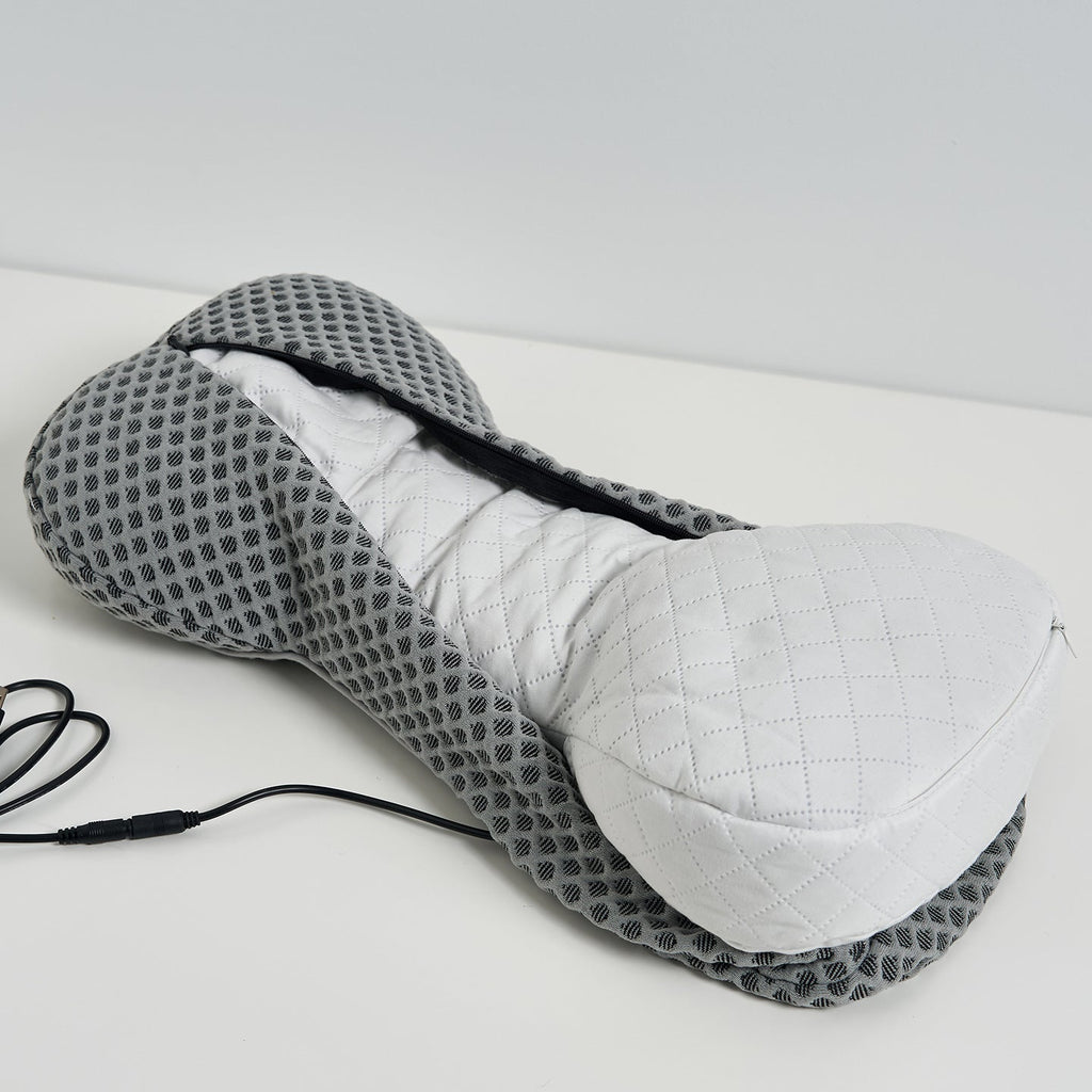 Almohada ortopédica de soporte para el cuello con malla transpirable