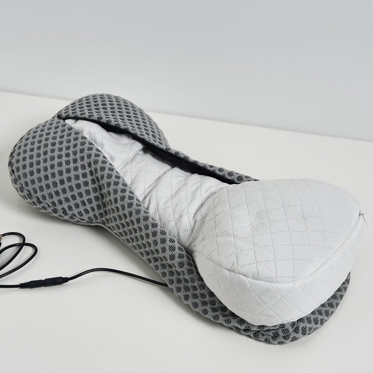 Almohada ortopédica de soporte para el cuello con malla transpirable