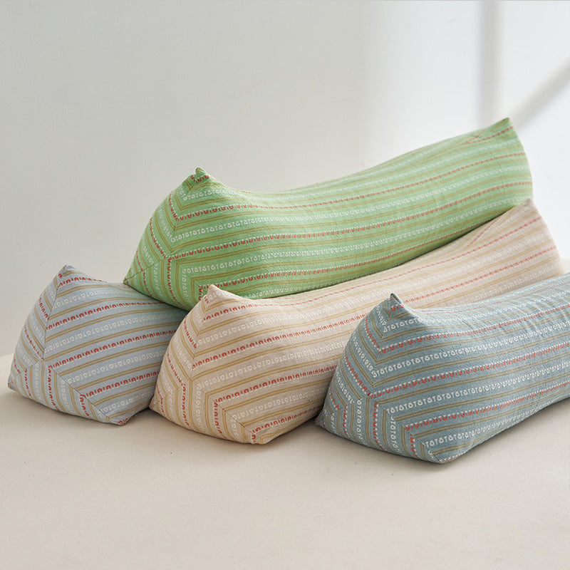 Soporte ergonómico para el cuello con elegante estampado de rayas