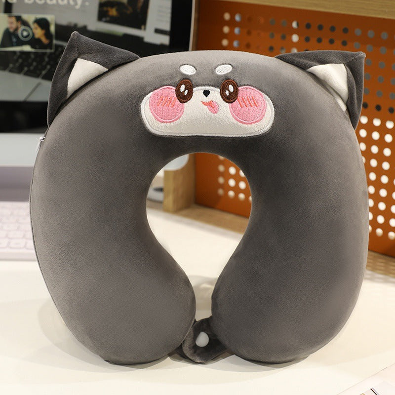 Almohada cervical con diseño de animales favoritos